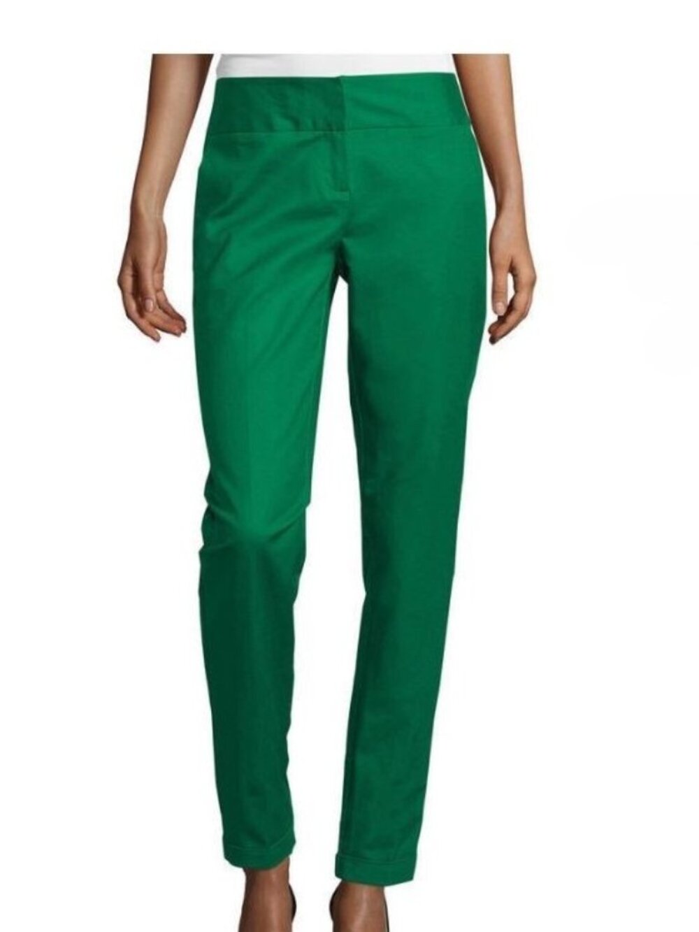 Kelly Green Slim Fit Pants Trousers size L 12